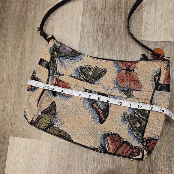 S.A.S. Vintage Butterfly Leather Medium Purse - Picture 8 of 13